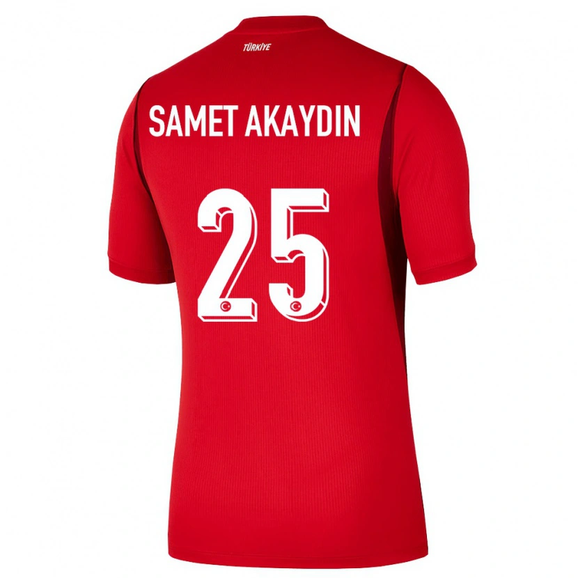 Danxen Kid Turkey Samet Akaydin #25 Red Burgundy Home Jersey 26-28 T-Shirt