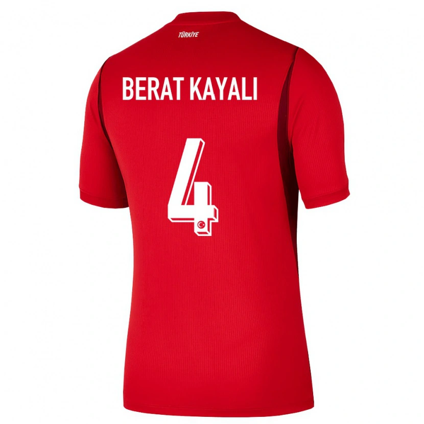 Danxen Kid Turkey Hasan Berat Kayalı #4 Red Burgundy Home Jersey 26-28 T-Shirt