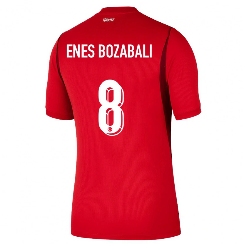 Danxen Kid Turkey Mustafa Enes Bozabalı #8 Red Burgundy Home Jersey 26-28 T-Shirt