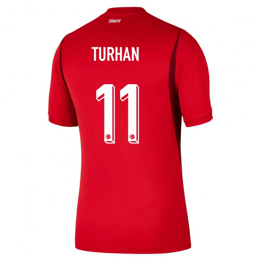 Danxen Kid Turkey Tuğra Turhan #11 Red Burgundy Home Jersey 26-28 T-Shirt