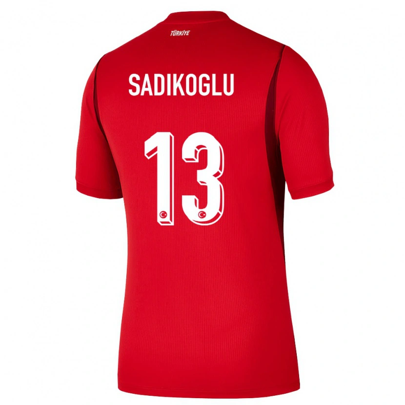Danxen Kid Turkey Birgül Sadıkoğlu #13 Red Burgundy Home Jersey 26-28 T-Shirt