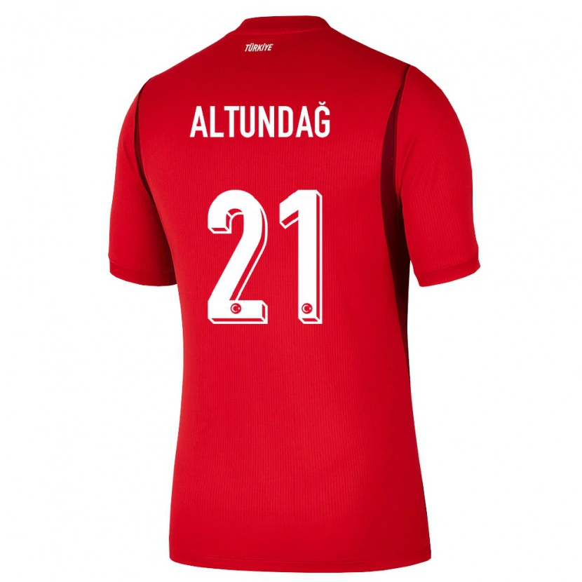 Danxen Kid Turkey Emirhan Altundağ #21 Red Burgundy Home Jersey 26-28 T-Shirt
