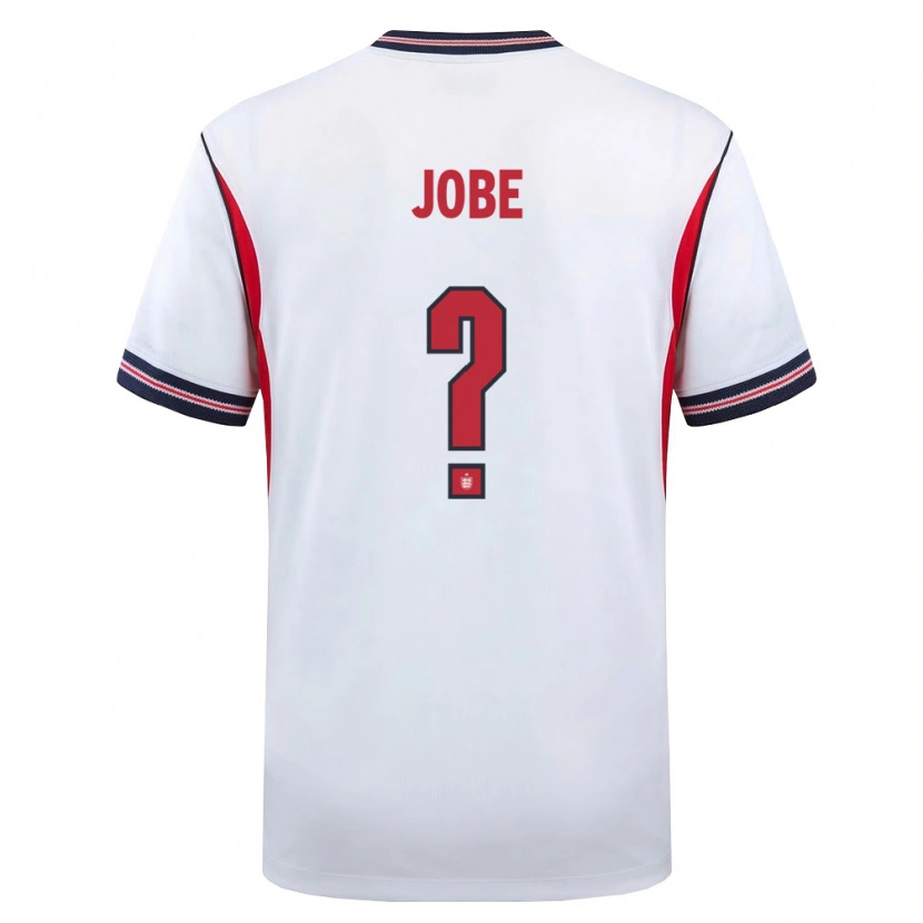 Danxen Kid England Jobe Bellingham #0 White Navy Red Home Jersey 26-28 T-Shirt