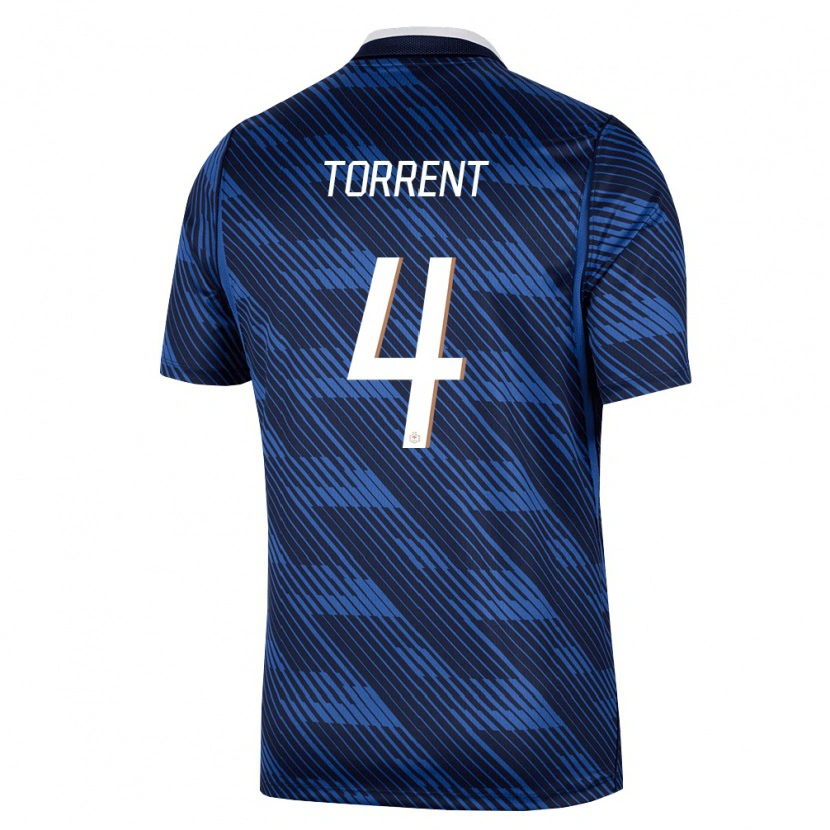 Danxen Kid France Marion Torrent #4 Navy Blue White Home Jersey 26-28 T-Shirt