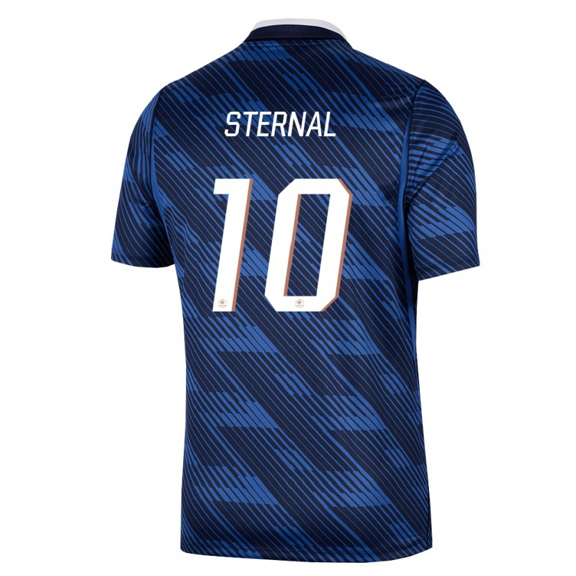Danxen Kid France Enzo Sternal #10 Navy Blue White Home Jersey 26-28 T-Shirt