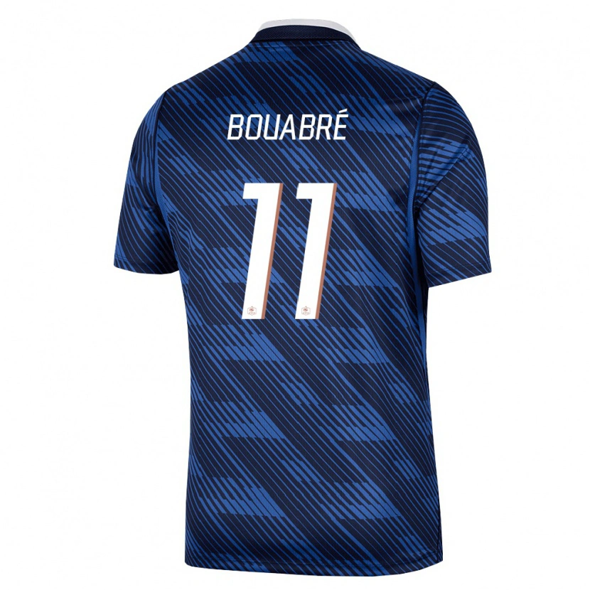 Danxen Kid France Saïmon Bouabré #11 Navy Blue White Home Jersey 26-28 T-Shirt