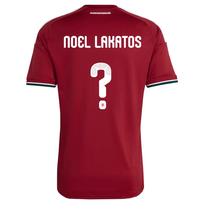 Danxen Kid Hungary Noel Lakatos #0 Red White Green Home Jersey 26-28 T-Shirt