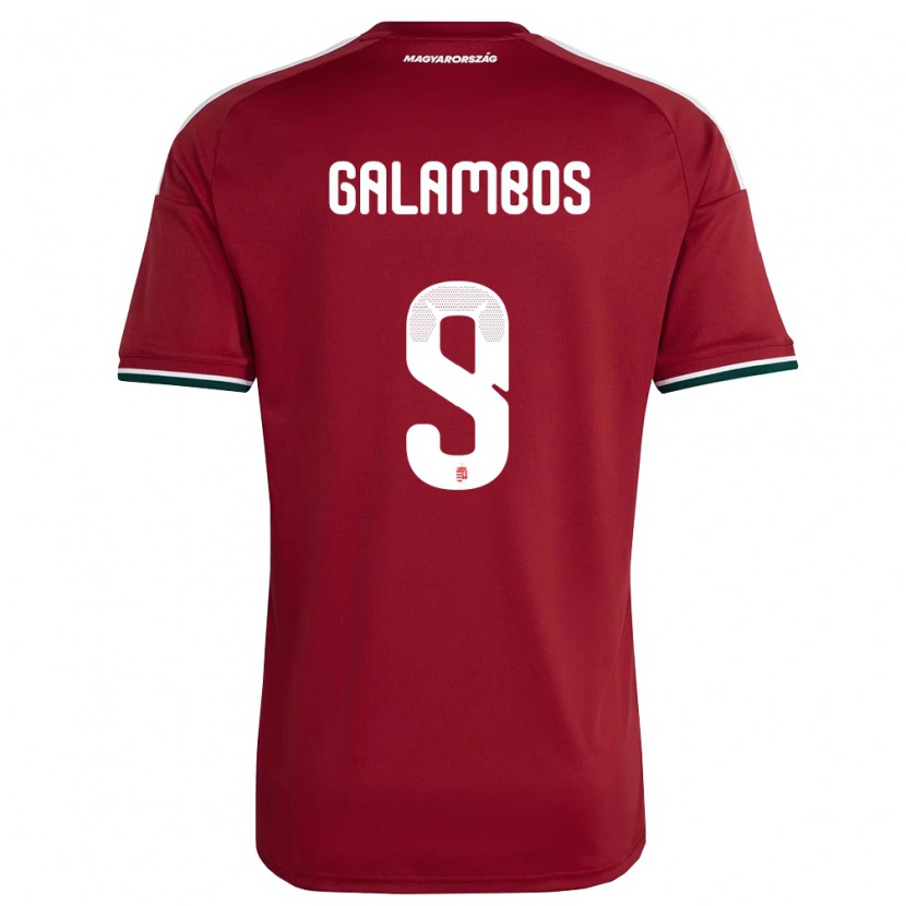 Danxen Kid Hungary János Galambos #9 Red White Green Home Jersey 26-28 T-Shirt