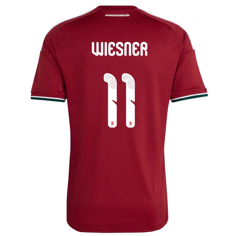 Danxen Kid Hungary Balázs Wiesner #11 Red White Green Home Jersey 26-28 T-Shirt