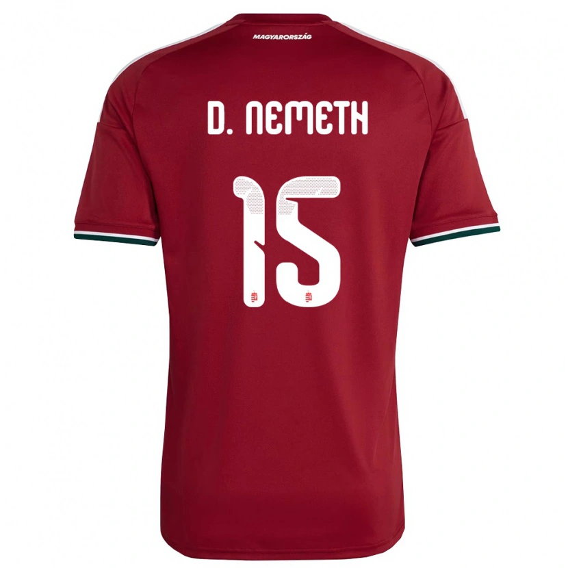 Danxen Kid Hungary Diana Németh #15 Red White Green Home Jersey 26-28 T-Shirt