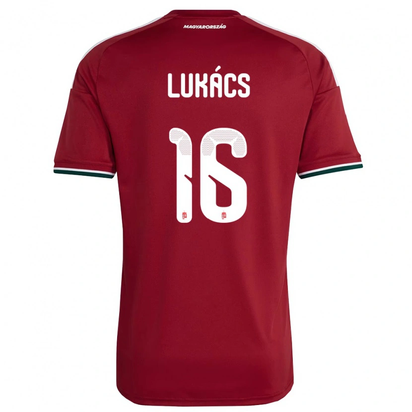 Danxen Kid Hungary Dániel Lukács #16 Red White Green Home Jersey 26-28 T-Shirt