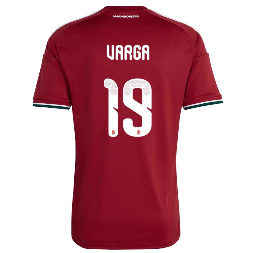 Danxen Kid Hungary Barnabás Varga #19 Red White Green Home Jersey 26-28 T-Shirt
