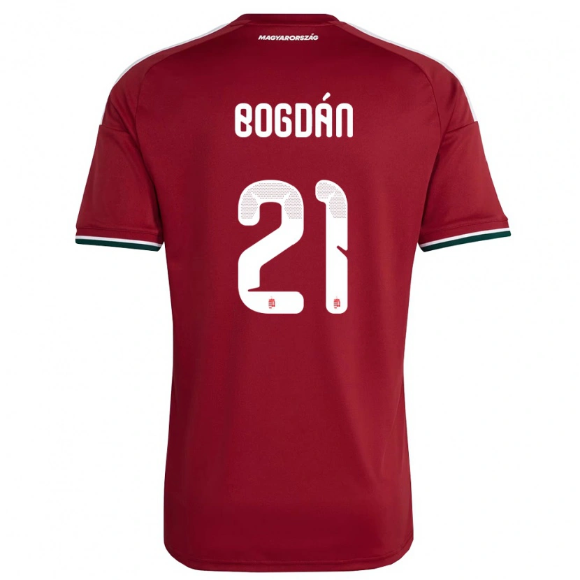 Danxen Kid Hungary Martin Bogdán #21 Red White Green Home Jersey 26-28 T-Shirt