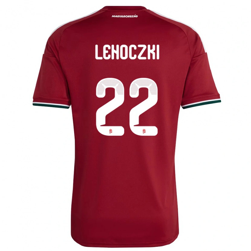 Danxen Kid Hungary Bendegúz Lehoczki #22 Red White Green Home Jersey 26-28 T-Shirt