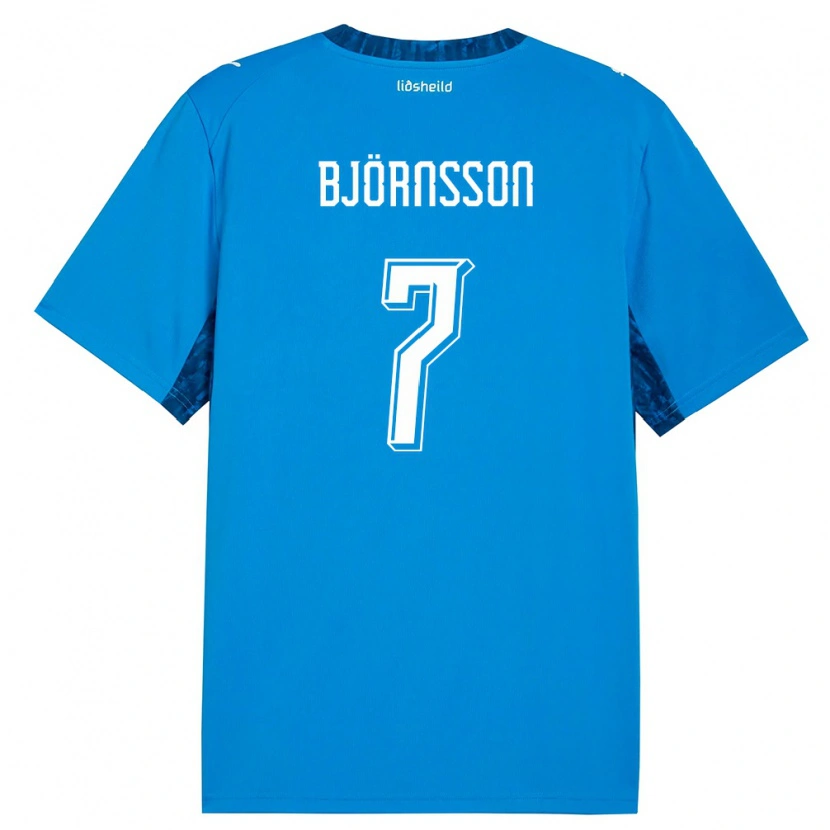 Danxen Kid Iceland Benjamin Björnsson #7 Blue Navy Home Jersey 26-28 T-Shirt