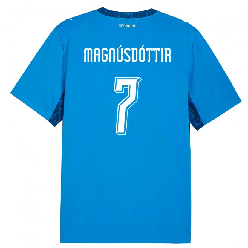 Danxen Kid Iceland Selma Sól Magnúsdóttir #7 Blue Navy Home Jersey 26-28 T-Shirt