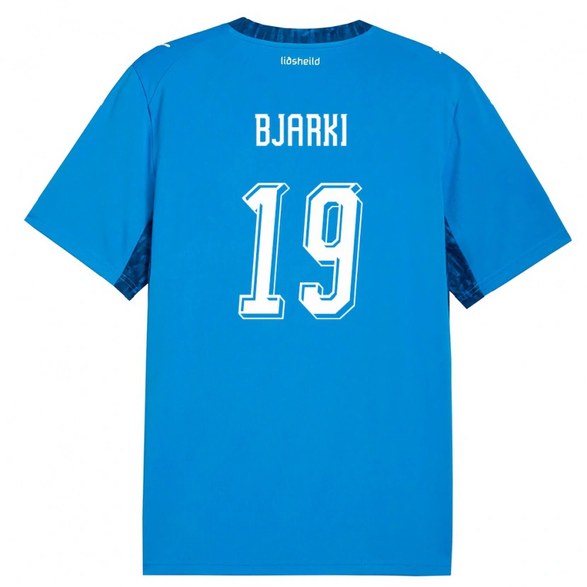 Danxen Kid Iceland Bjarki Bjarkason #19 Blue Navy Home Jersey 26-28 T-Shirt
