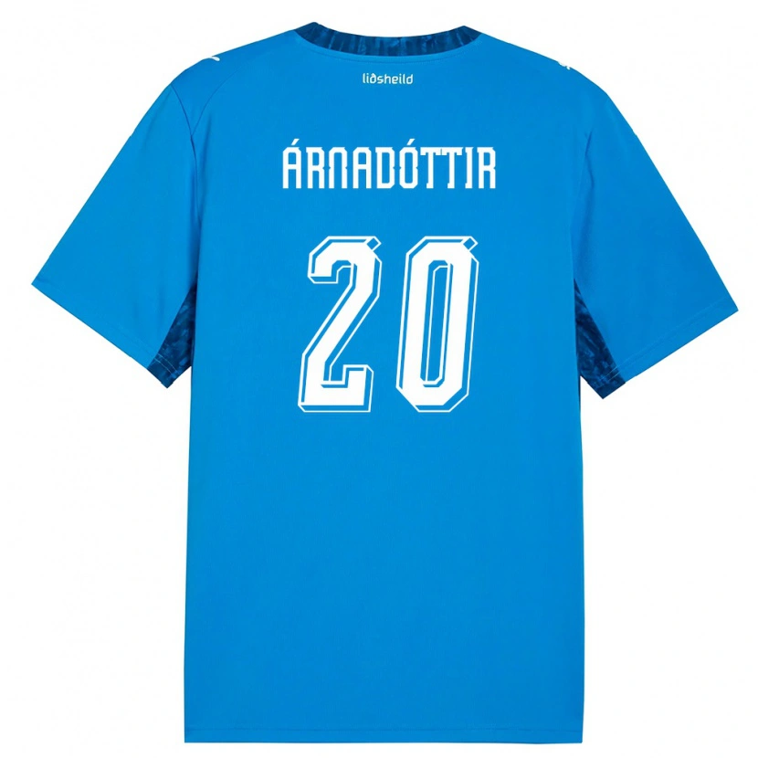 Danxen Kid Iceland Guðný Árnadóttir #20 Blue Navy Home Jersey 26-28 T-Shirt