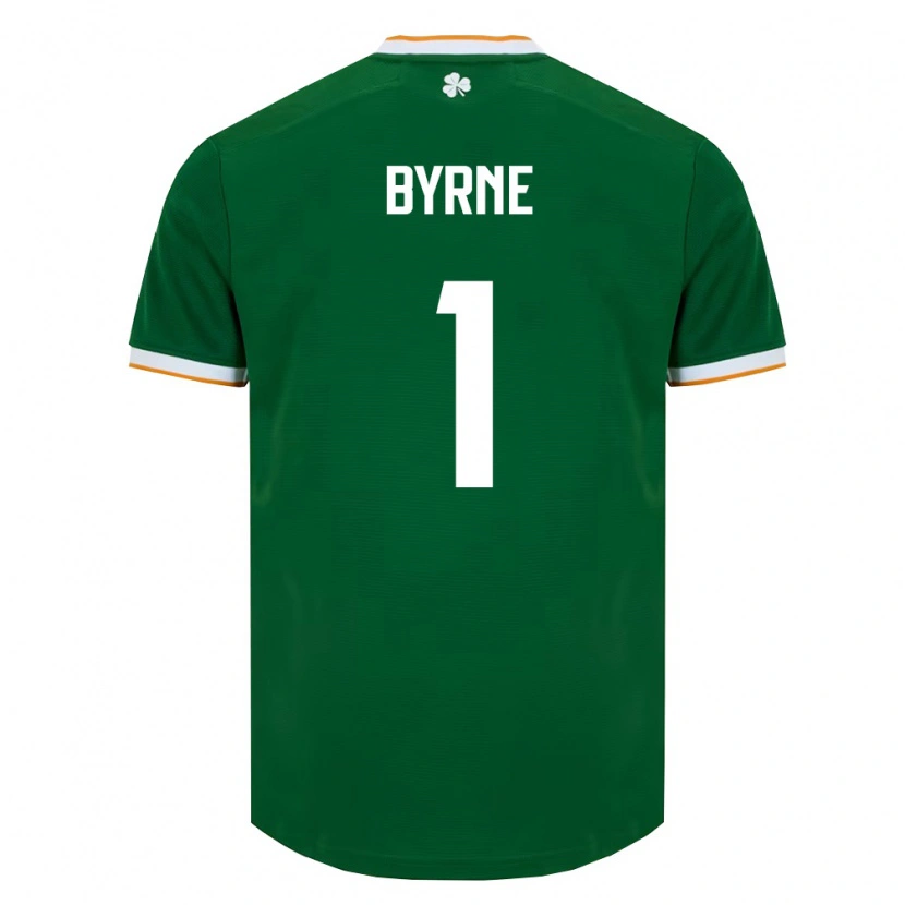 Danxen Kid Ireland Reece Byrne #1 Dark Green White Home Jersey 26-28 T-Shirt