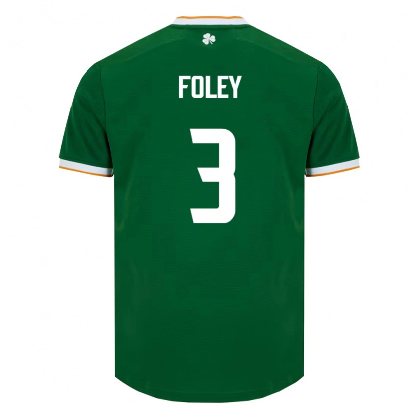 Danxen Kid Ireland Jaidee Foley #3 Dark Green White Home Jersey 26-28 T-Shirt