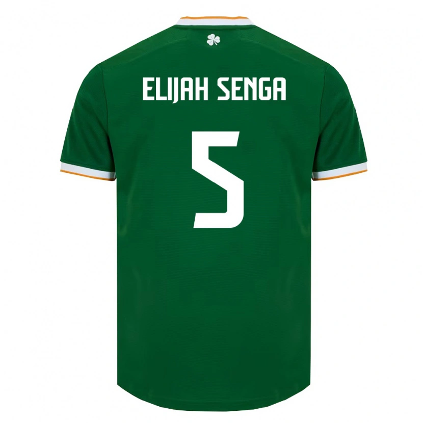 Danxen Kid Ireland Ben Elijah Senga #5 Dark Green White Home Jersey 26-28 T-Shirt