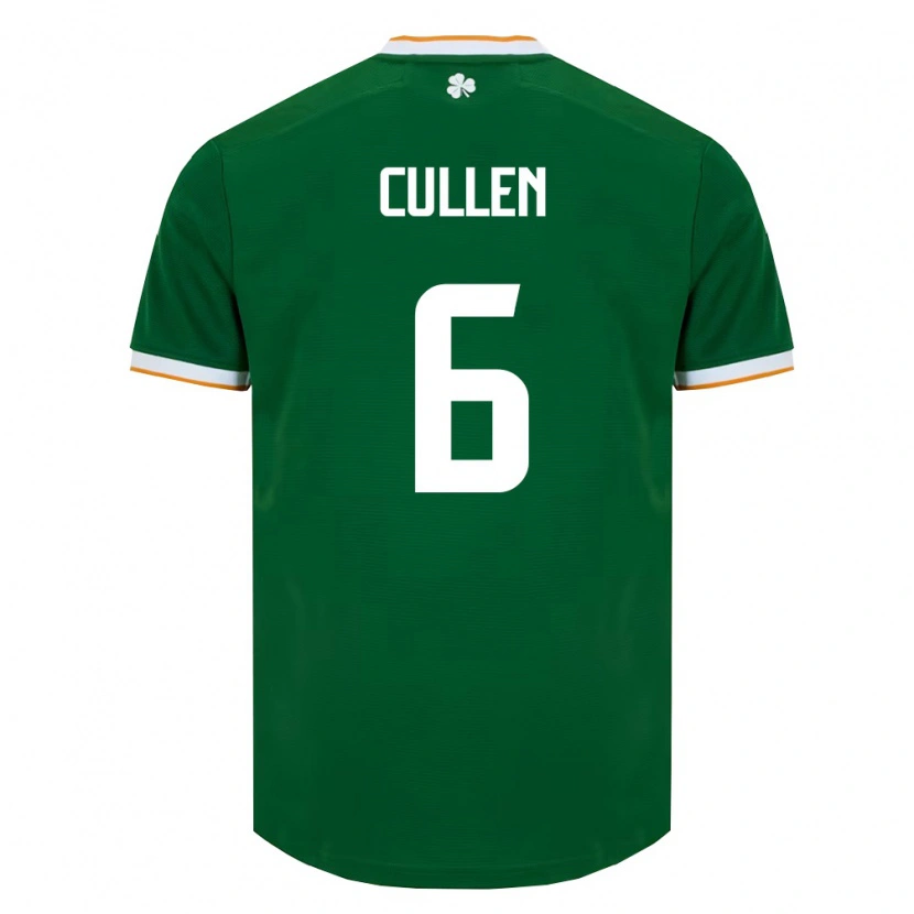 Danxen Kid Ireland Josh Cullen #6 Dark Green White Home Jersey 26-28 T-Shirt