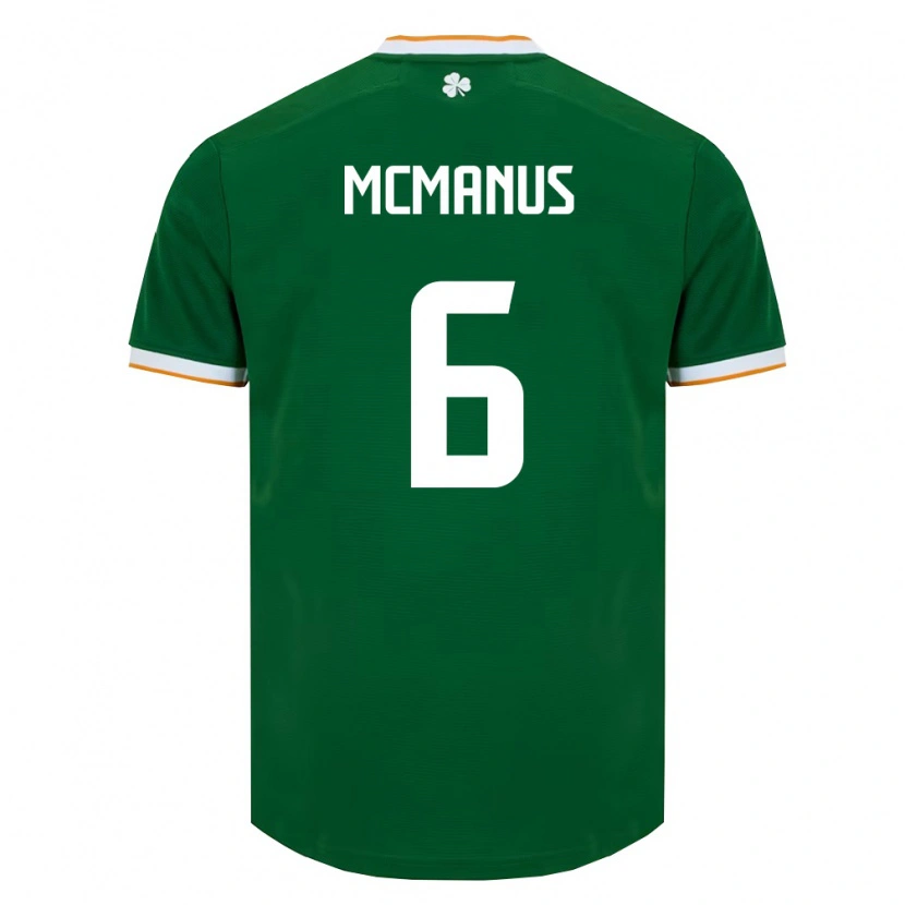 Danxen Kid Ireland Conor Mcmanus #6 Dark Green White Home Jersey 26-28 T-Shirt