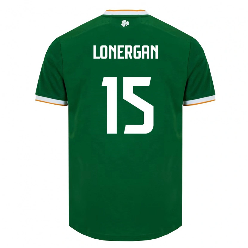 Danxen Kid Ireland Tommy Lonergan #15 Dark Green White Home Jersey 26-28 T-Shirt