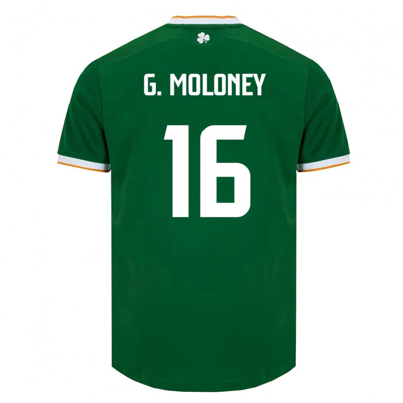 Danxen Kid Ireland Grace Moloney #16 Dark Green White Home Jersey 26-28 T-Shirt