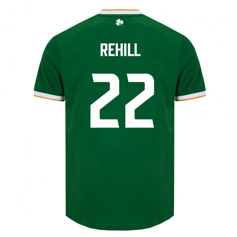 Danxen Kid Ireland Harry Rehill #22 Dark Green White Home Jersey 26-28 T-Shirt