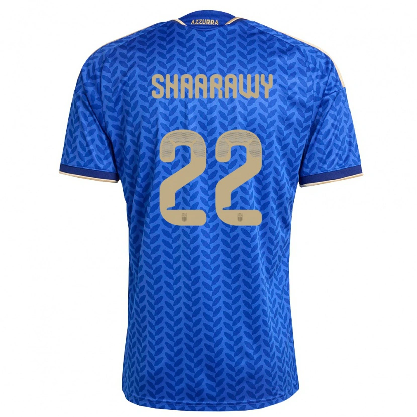 Danxen Kid Italy Stephan El Shaarawy #22 Blue Navy Gold Home Jersey 26-28 T-Shirt