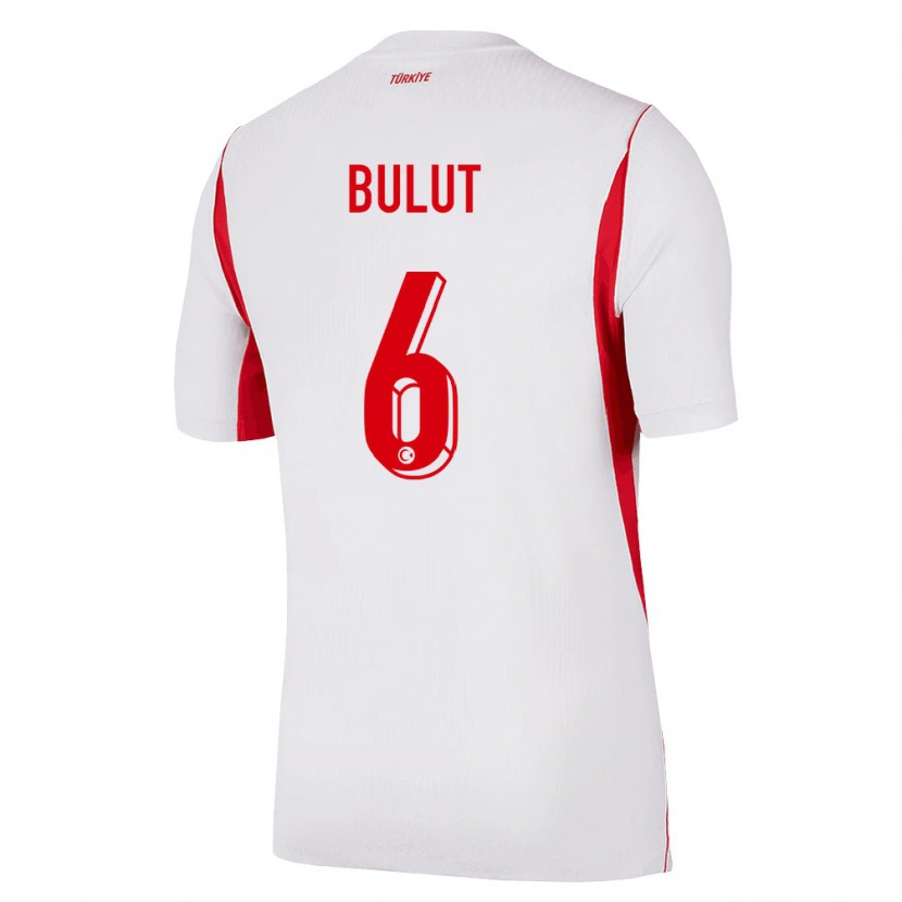 Danxen Kid Turkey Tunahan Bulut #6 White Red Burgundy Away Jersey 26-28 T-Shirt