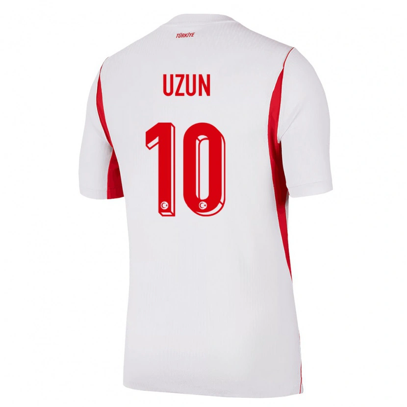 Danxen Kid Turkey Emre Uzun #10 White Red Burgundy Away Jersey 26-28 T-Shirt
