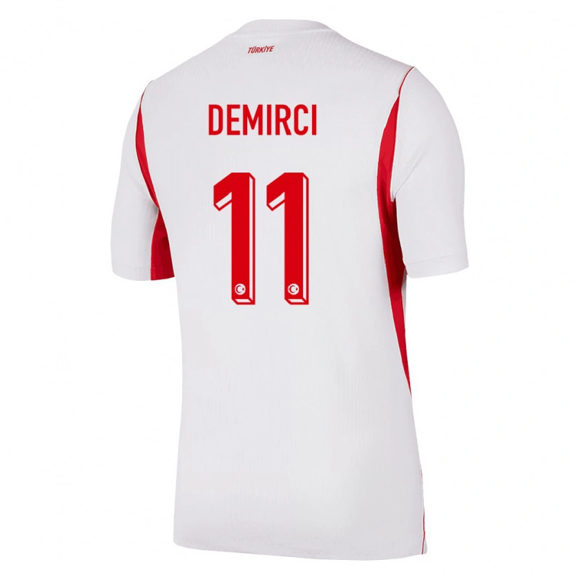 Danxen Kid Turkey Deniz Demirci #11 White Red Burgundy Away Jersey 26-28 T-Shirt