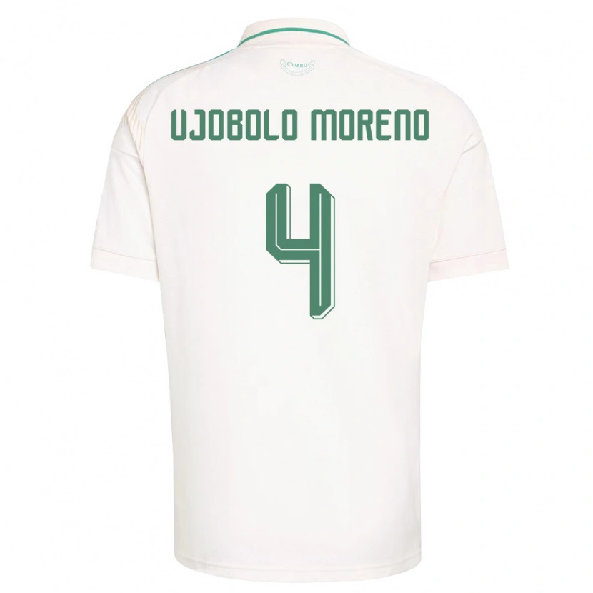 Danxen Kid Wales Sergeant Moreno #4 White Brown Green Away Jersey 26-28 T-Shirt