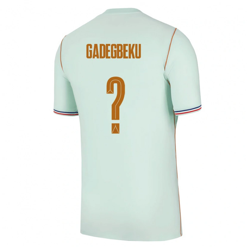 Danxen Kid France Luan Gadegbeku #0 Green Gold Away Jersey 26-28 T-Shirt