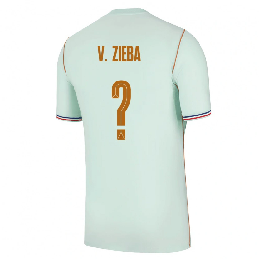 Danxen Kid France Vadim Vanbeselaere Zieba #0 Green Gold Away Jersey 26-28 T-Shirt