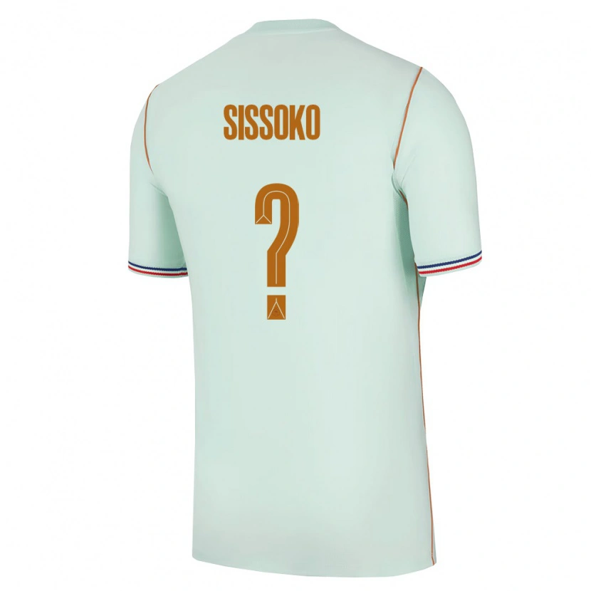 Danxen Kid France Mohamed Sissoko #0 Green Gold Away Jersey 26-28 T-Shirt
