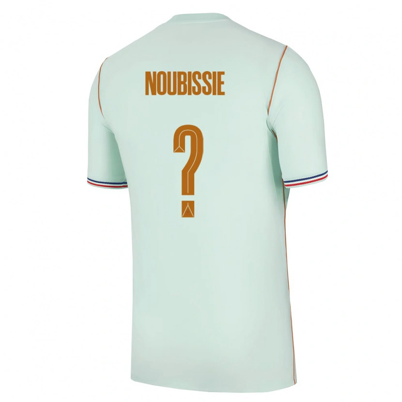 Danxen Kid France Tyrese Noubissie #0 Green Gold Away Jersey 26-28 T-Shirt