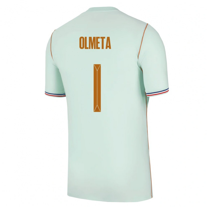 Danxen Kid France Lisandru Olmeta #1 Green Gold Away Jersey 26-28 T-Shirt