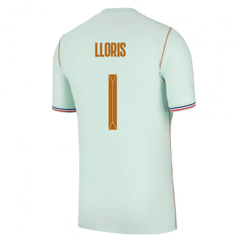 Danxen Kid France Hugo Lloris #1 Green Gold Away Jersey 26-28 T-Shirt
