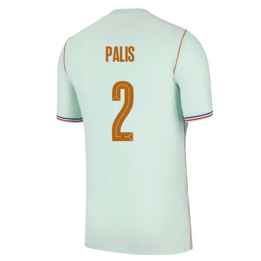 Danxen Kid France Ella Palis #2 Green Gold Away Jersey 26-28 T-Shirt