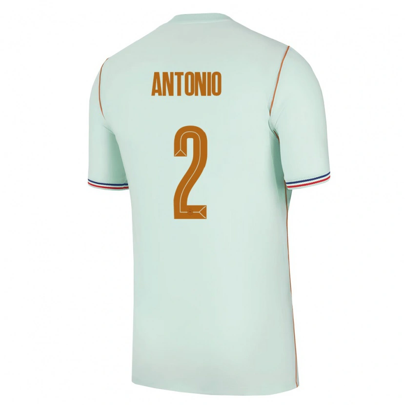 Danxen Kid France Kyllian Antonio #2 Green Gold Away Jersey 26-28 T-Shirt