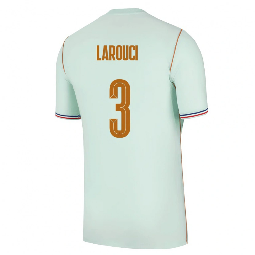 Danxen Kid France Yasser Larouci #3 Green Gold Away Jersey 26-28 T-Shirt