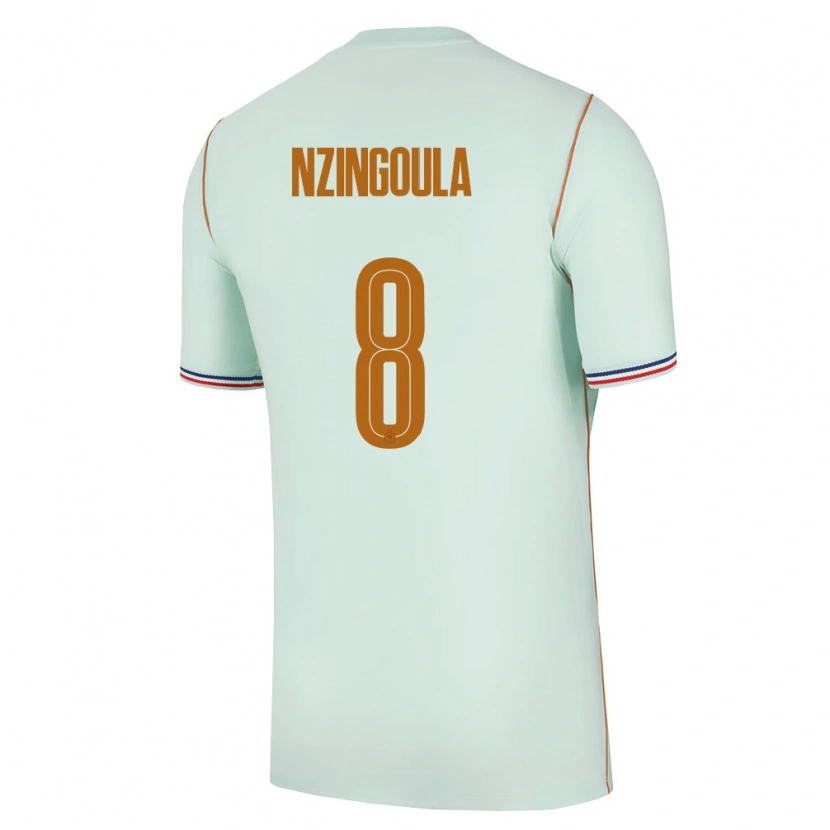 Danxen Kid France Rabby Nzingoula #8 Green Gold Away Jersey 26-28 T-Shirt
