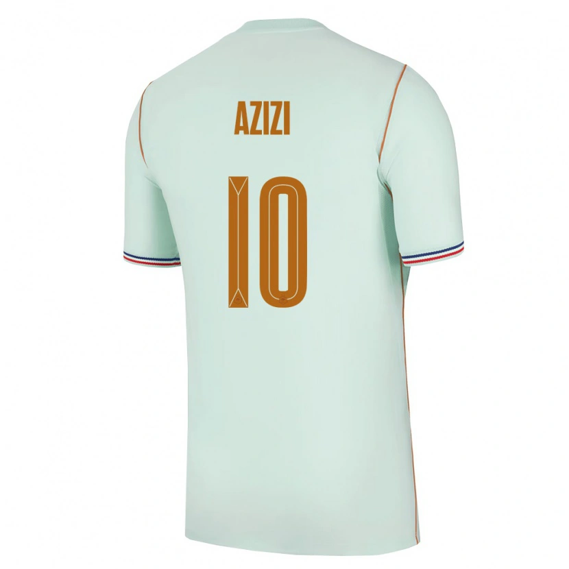 Danxen Kid France Ilyas Azizi #10 Green Gold Away Jersey 26-28 T-Shirt