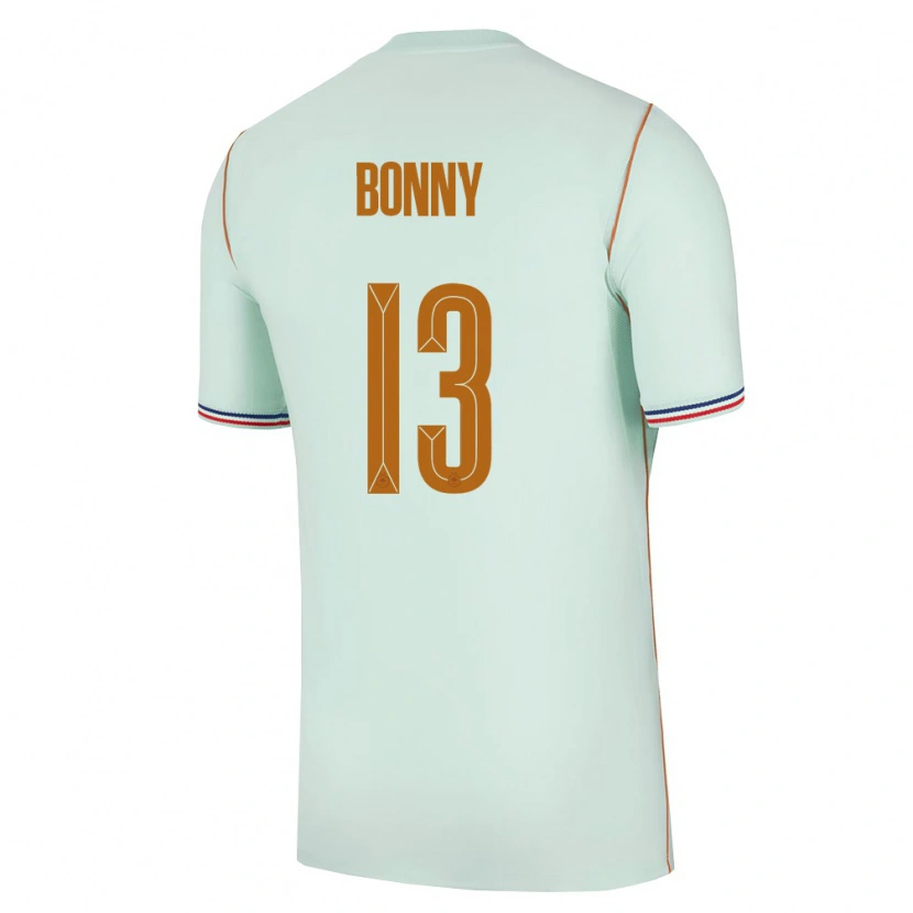 Danxen Kid France Ange Yoan Bonny #13 Green Gold Away Jersey 26-28 T-Shirt