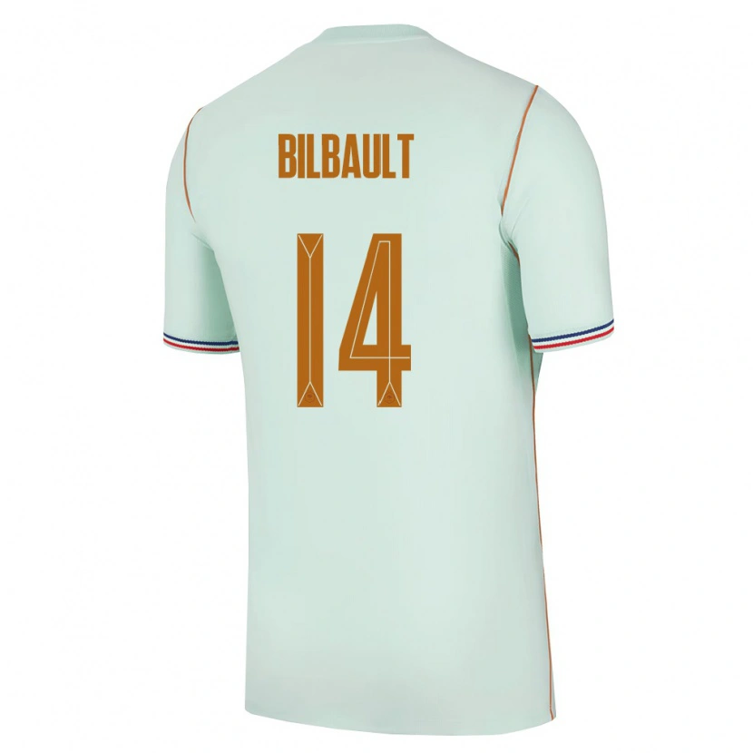 Danxen Kid France Charlotte Bilbault #14 Green Gold Away Jersey 26-28 T-Shirt