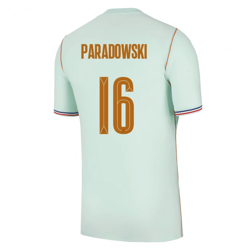 Danxen Kid France Tao Paradowski #16 Green Gold Away Jersey 26-28 T-Shirt