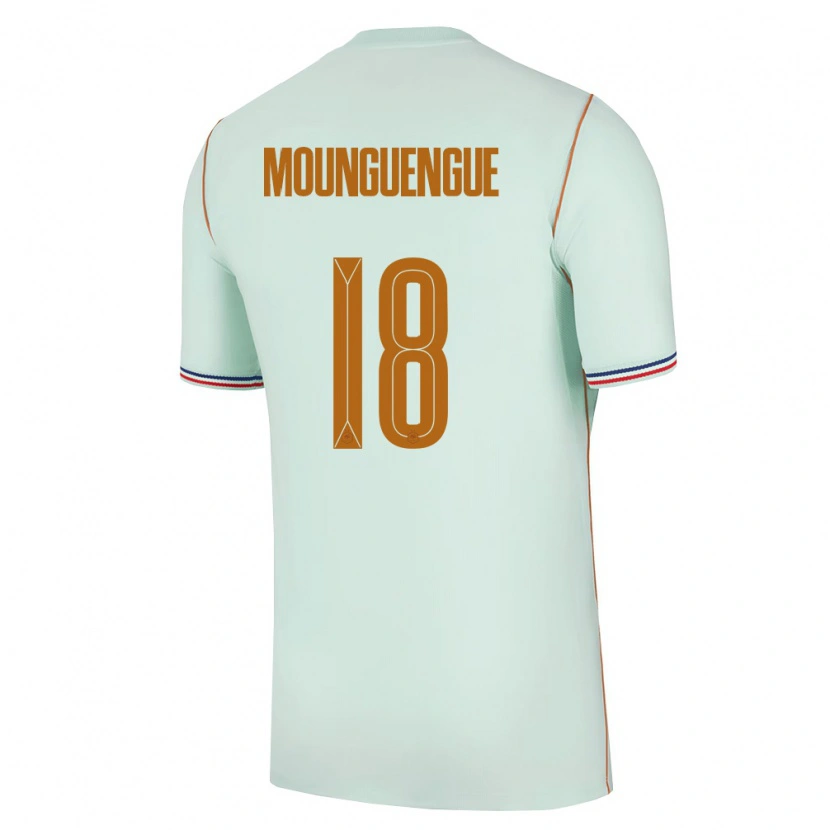 Danxen Kid France Pierre Mounguengue #18 Green Gold Away Jersey 26-28 T-Shirt